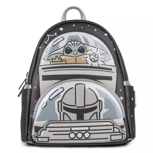 The Mandalorian and Grogu Loungefly Mini Backpack